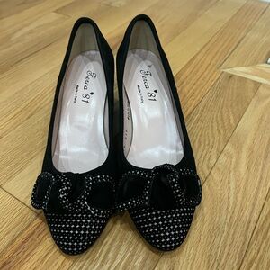 Black Studded Women's Shoes